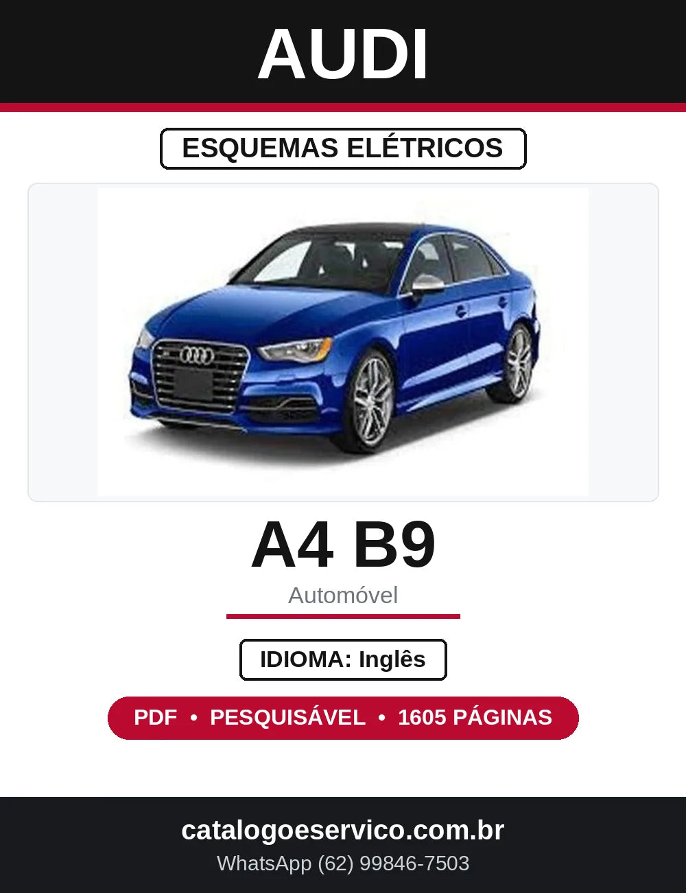Esquemas Elétricos Audi A4 B9 8W desde 2015 — capa