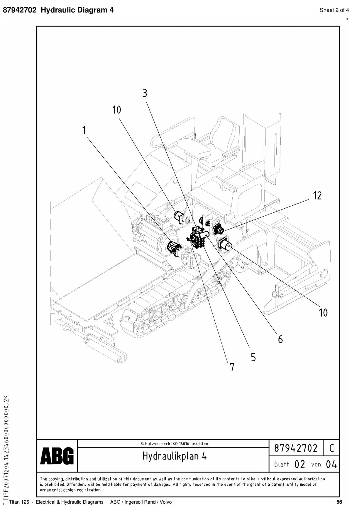 ABG Titan 125 Ingersoll Rand — diagrama 3