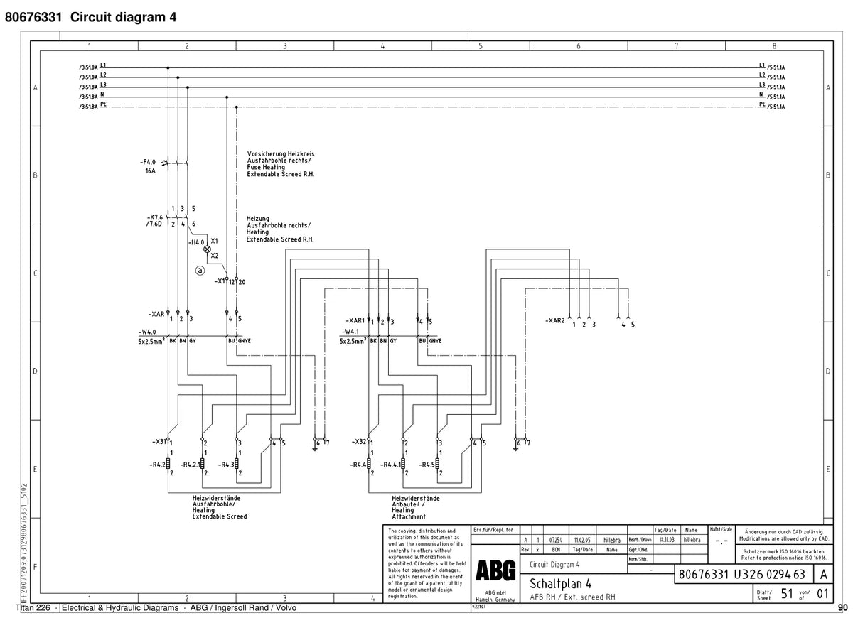 ABG Titan 226 Ingersoll Rand — diagrama 4