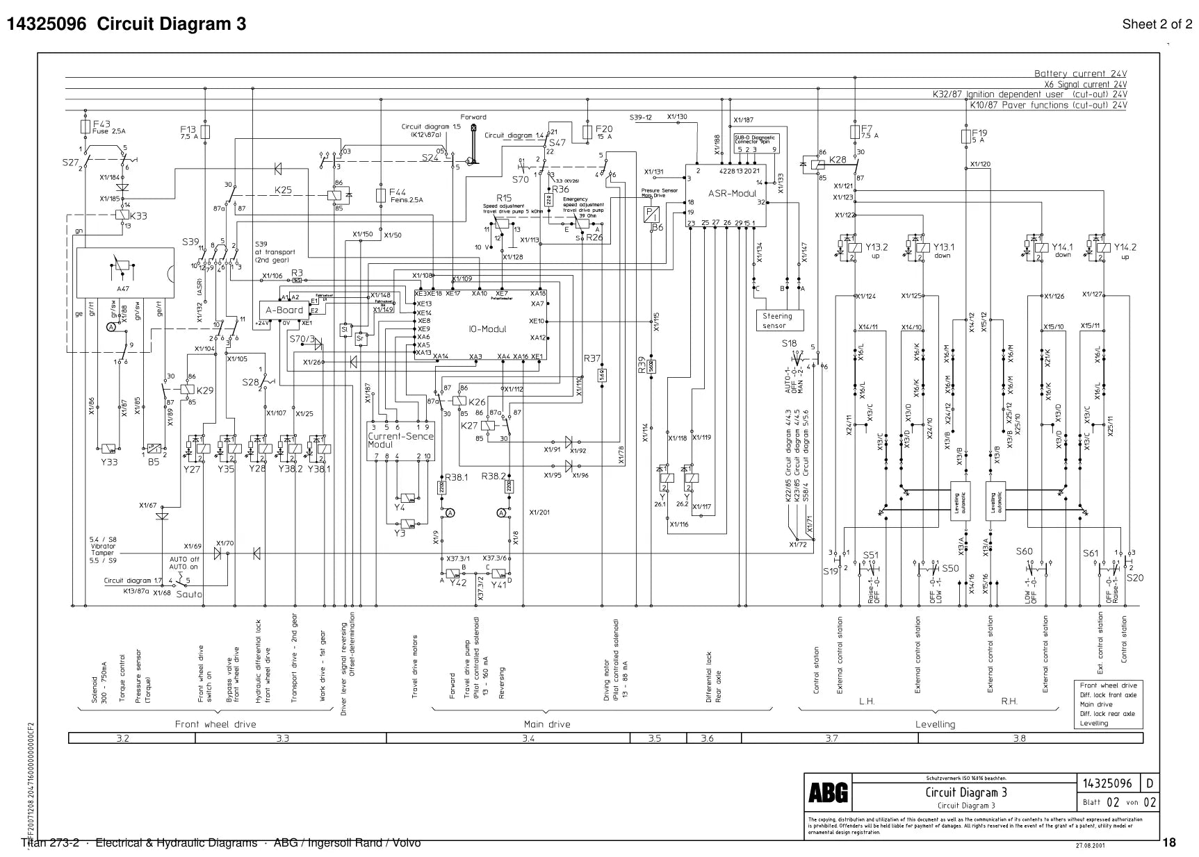 ABG Titan 273-2 Ingersoll Rand — diagrama 2