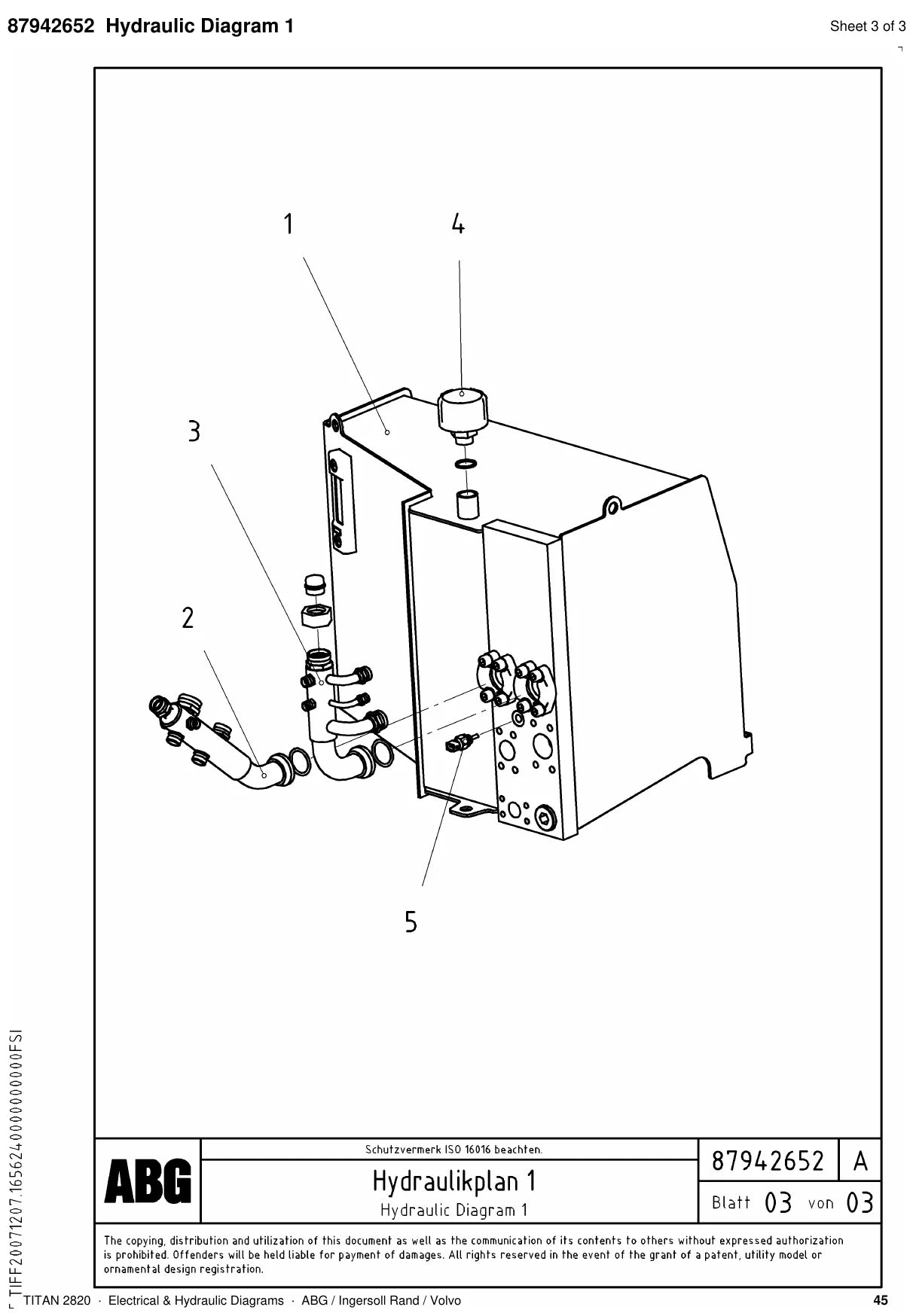 ABG Titan 2820 Ingersoll Rand — diagrama 3