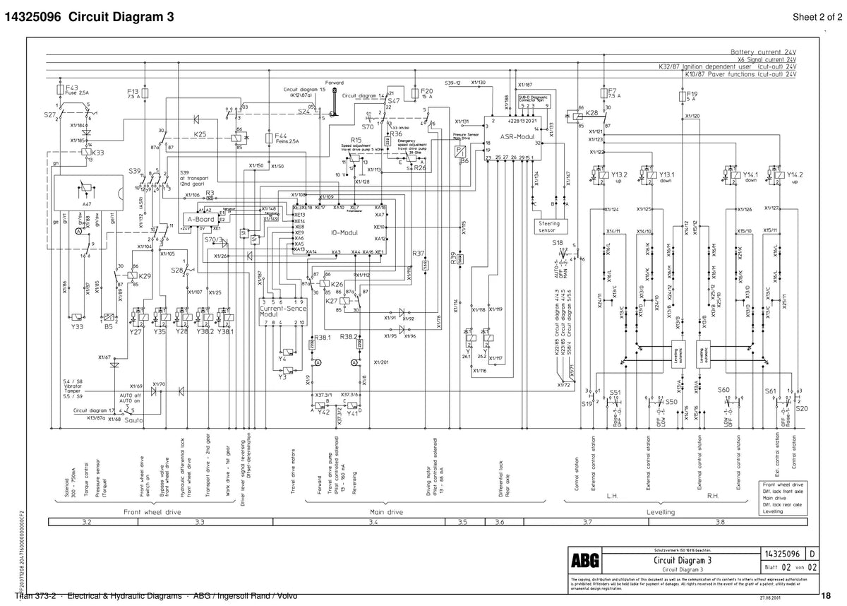 ABG Titan 373-2 Ingersoll Rand — diagrama 2