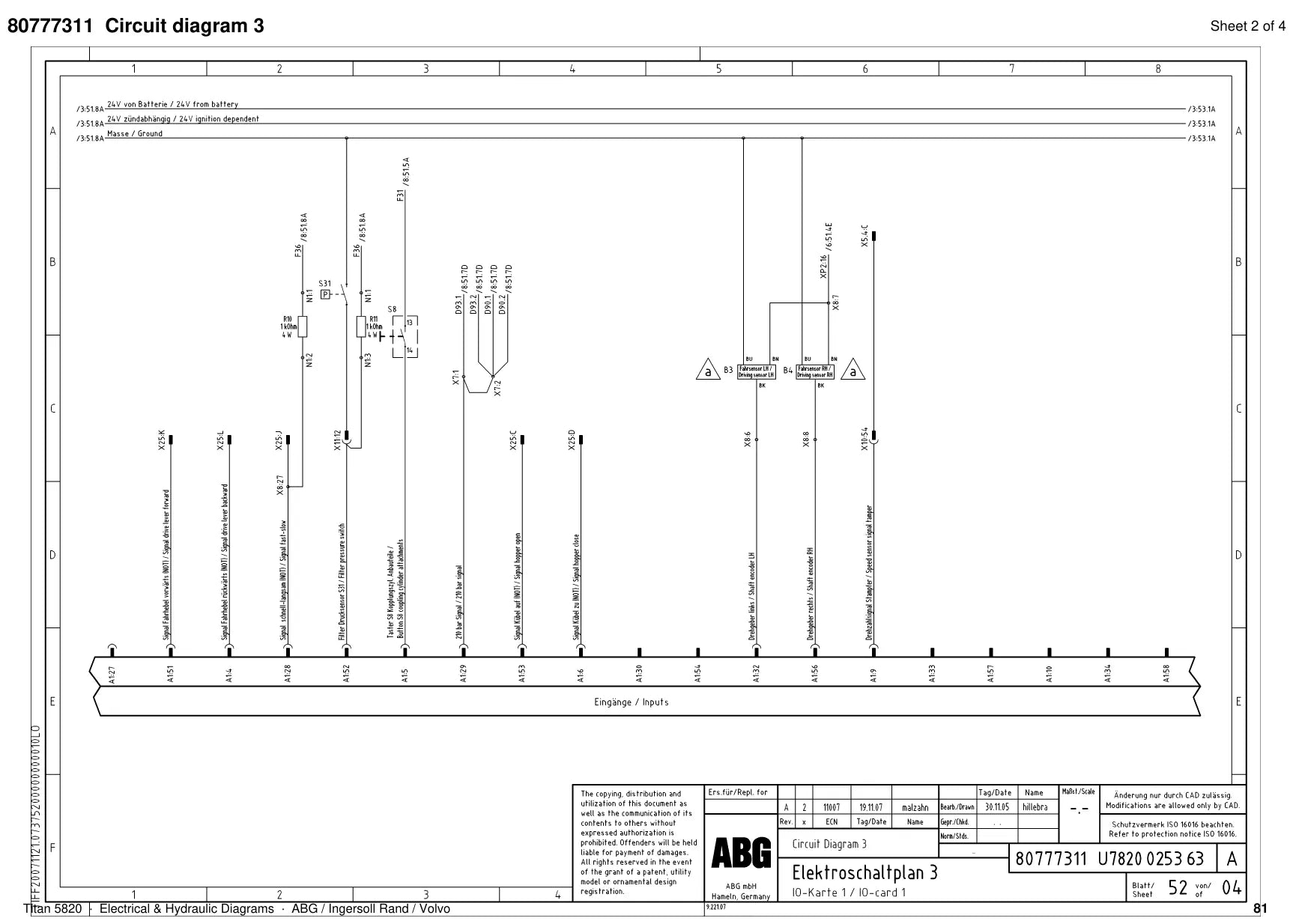 ABG Titan 5820 Ingersoll Rand — diagrama 4