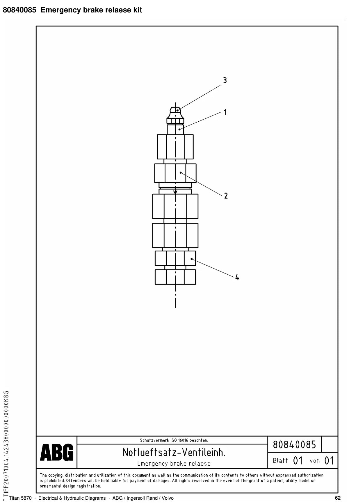 ABG Titan 5870 Ingersoll Rand — diagrama 3