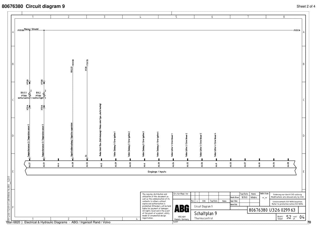 ABG Titan 6820 Ingersoll Rand — diagrama 3