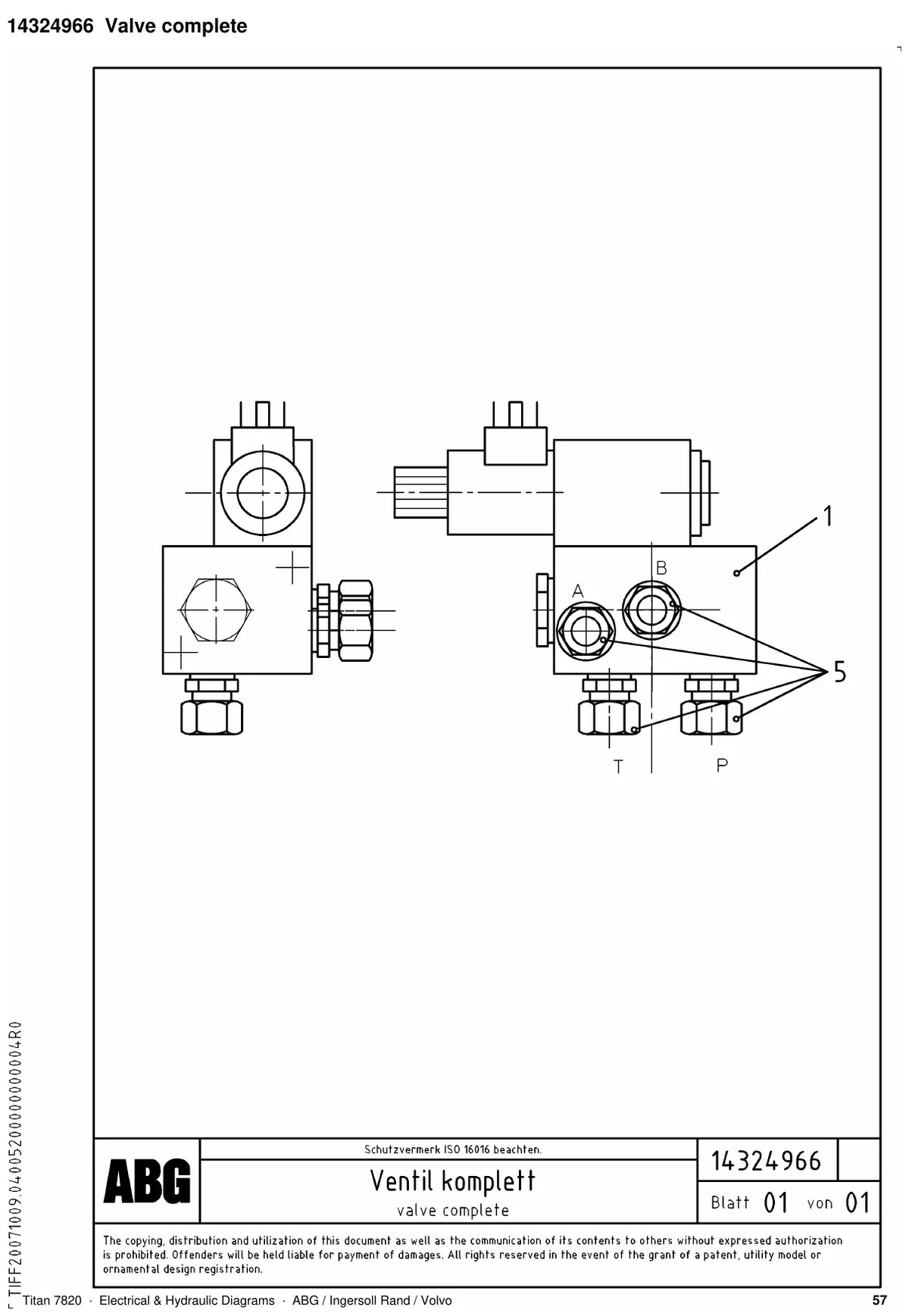 ABG Titan 7820 Ingersoll Rand — diagrama 3