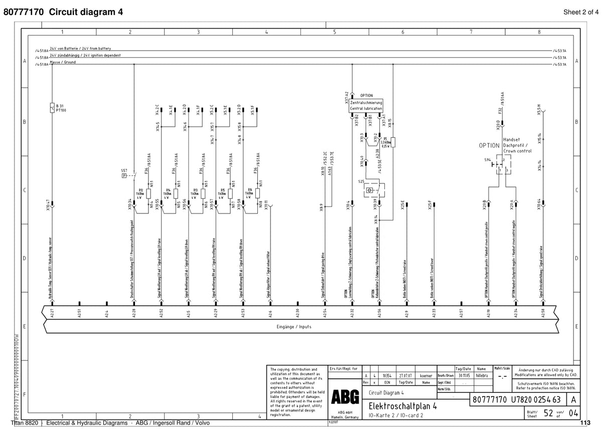ABG Titan 8820 Ingersoll Rand — diagrama 4