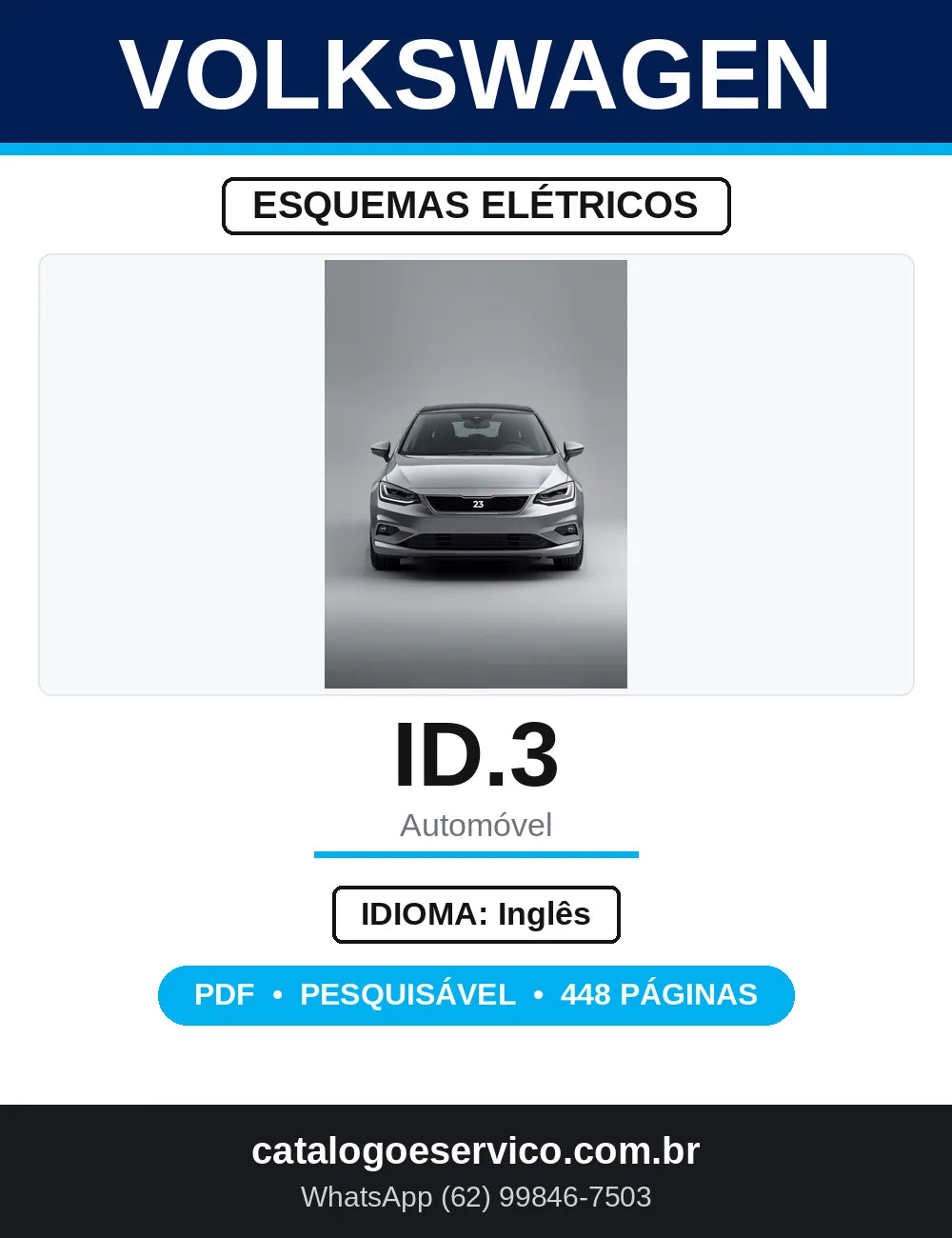 Esquemas Elétricos VW ID.3 Elétrico desde 2020 — capa