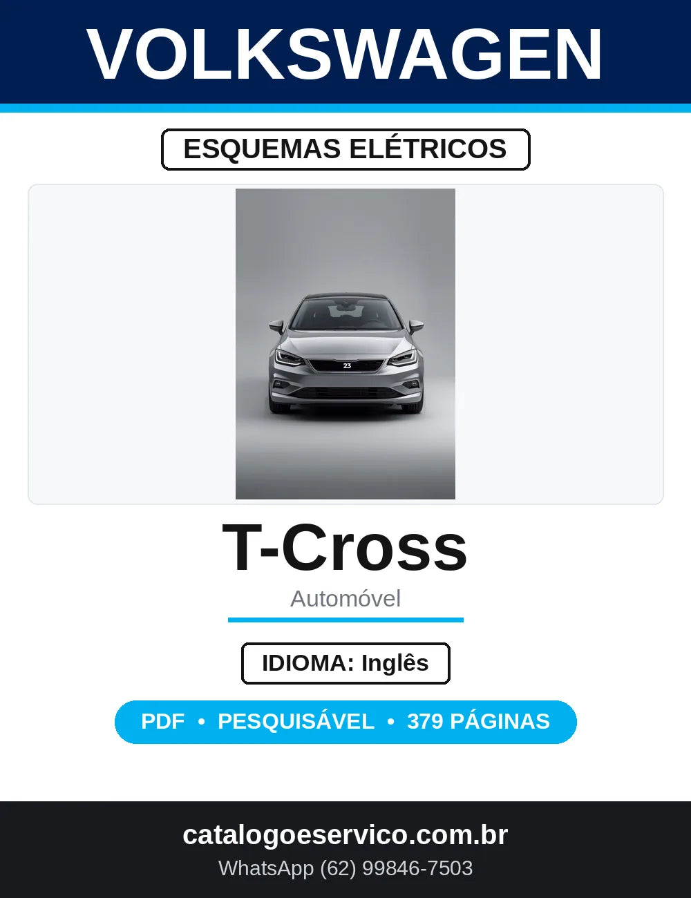 Esquemas Elétricos VW T-Cross 1.0 2019 DKJA DKLA — capa