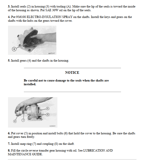 Manual de Serviço Caterpillar - 140B - Motoniveladora (Inglês) PDF