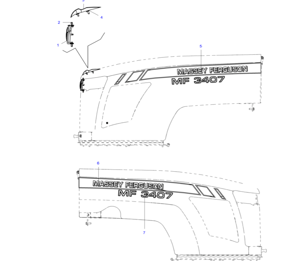 Catalogo de Pecas MF3407 Trator Massey Ferguson Completo PDF
