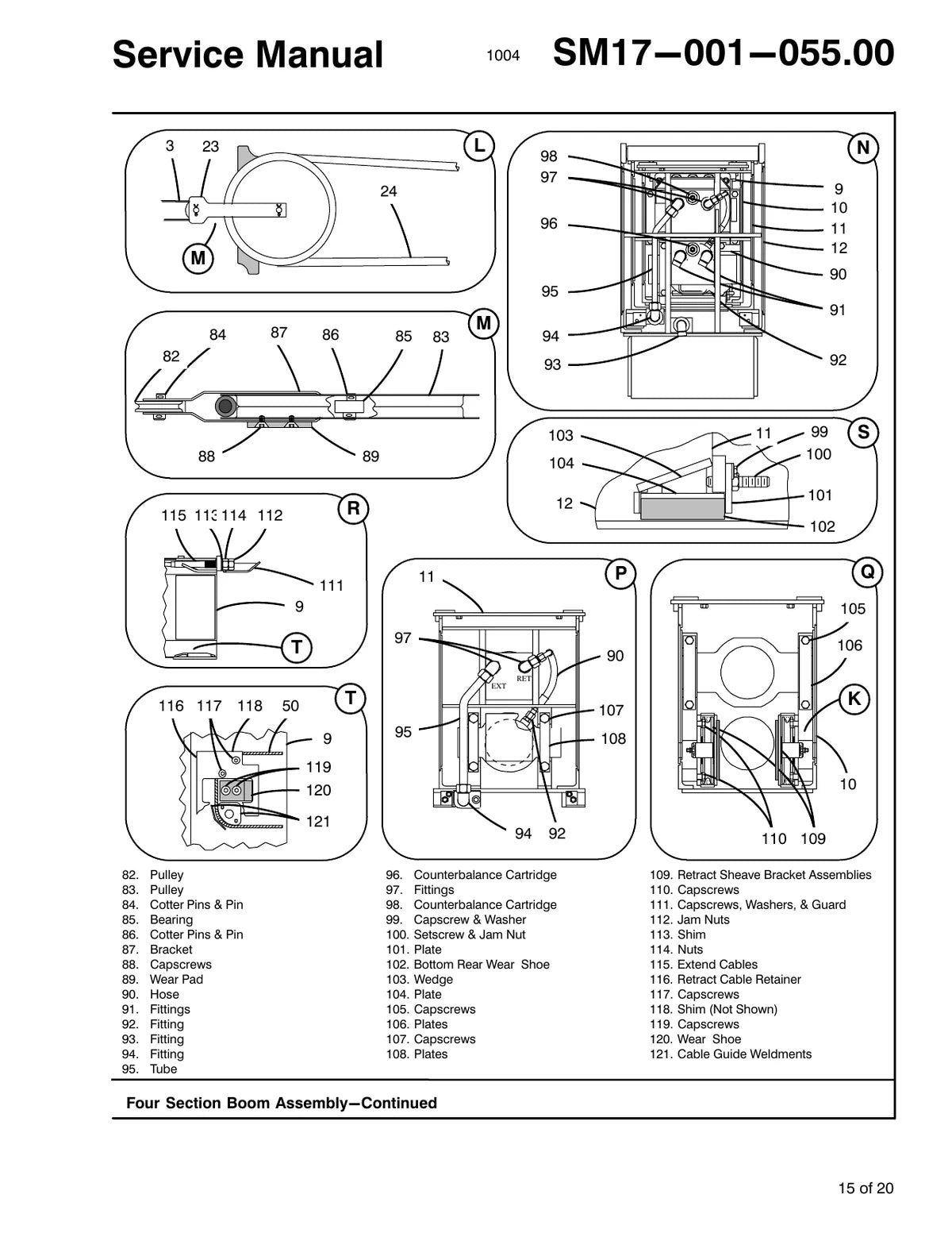 Link-Belt Guindaste para Terreno Áspero RTC 8050XP Ii — guindaste, figura técnica 4