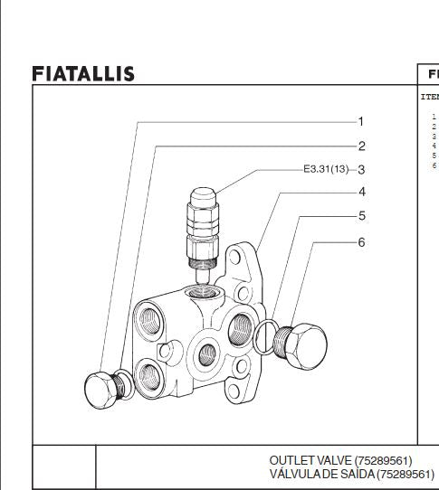 Catálogo Peças Motoniveladora Patrola Fiatallis Fg200.b