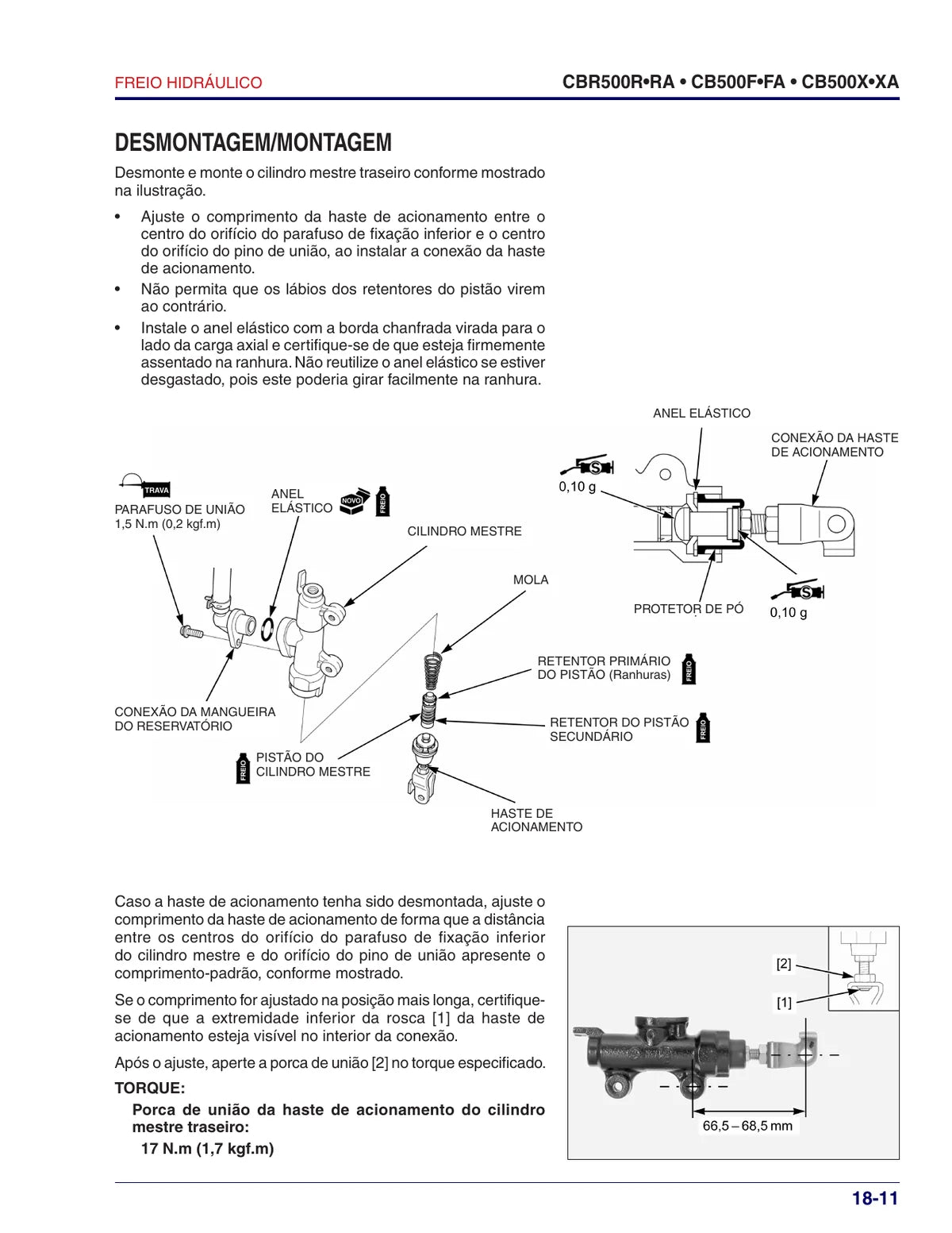 Honda Cb 500x Cbr 500r 2014 A 2015 — motocicleta, figura técnica 3