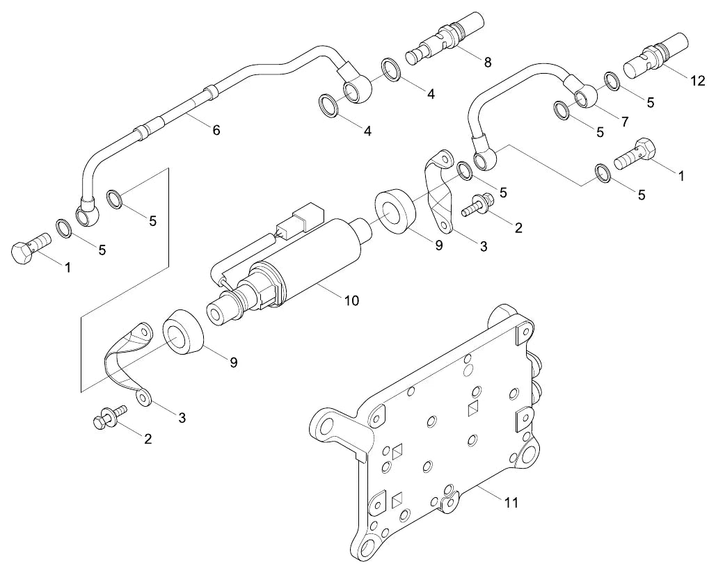 Catálogo de Peças Hyundai 180D-7E — ilustração de peças originais (página interna do PDF)