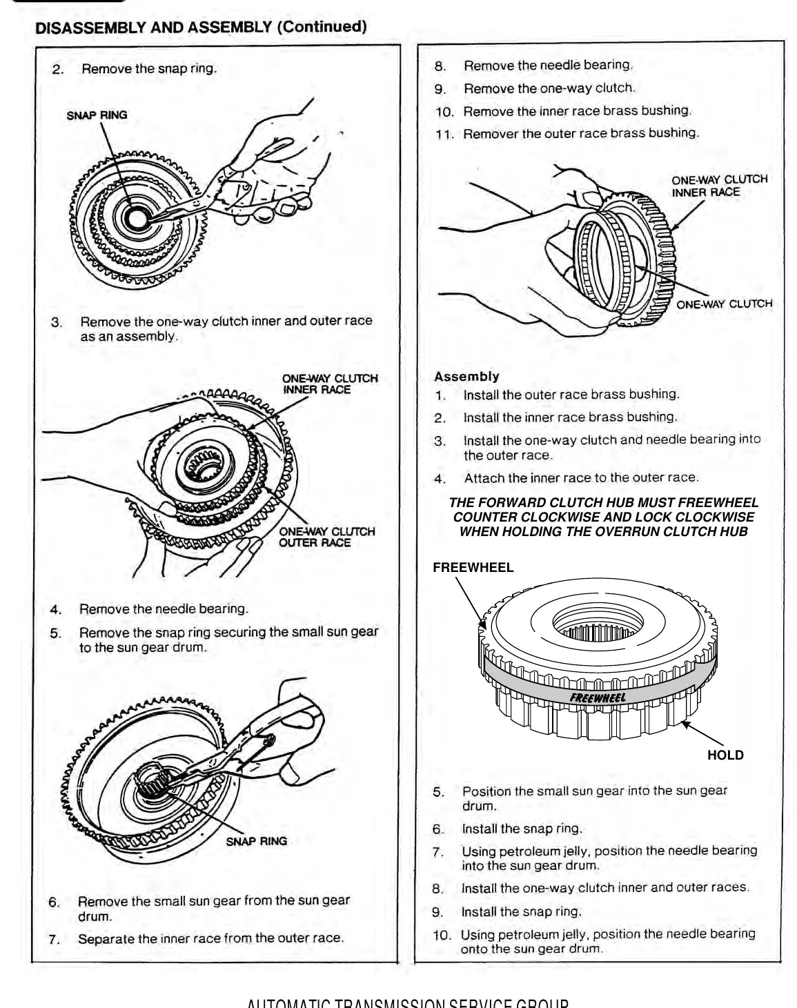 Manual de Serviço Câmbio Automático Ford Mazda F4EAT F4A-EL F4E-III (Inglês) — página interna 1 do PDF (Manual de Serviço)