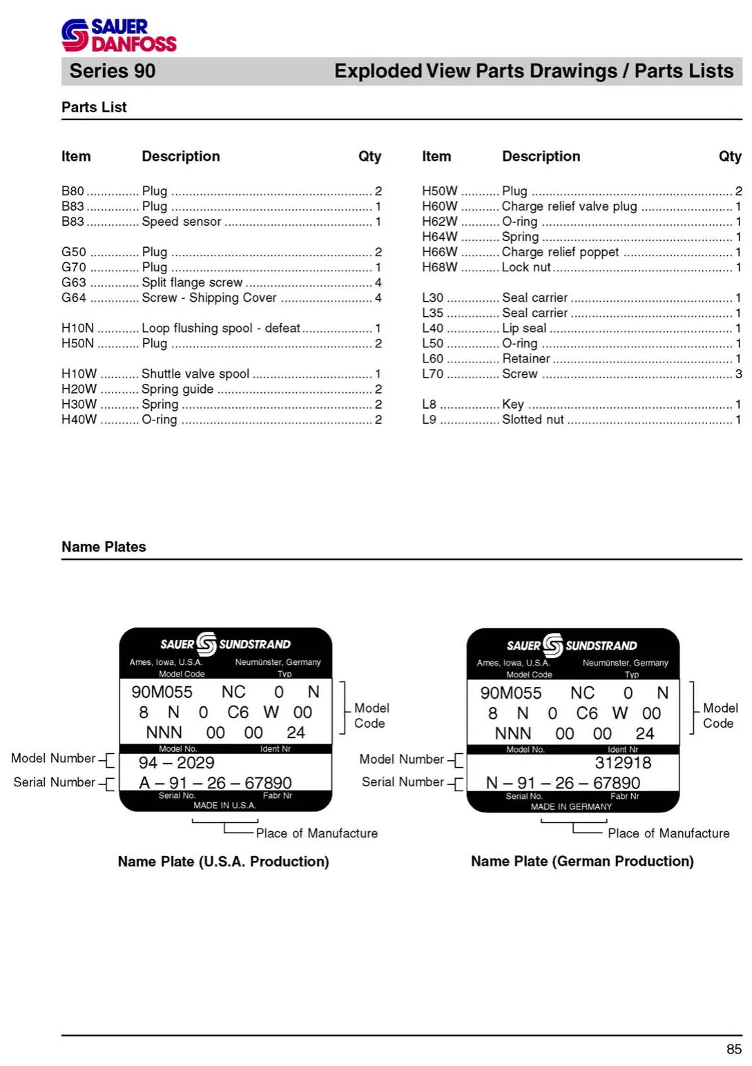 Instruções De Reparos BOMAG - BW211 D-4 \ BW213 D-4 - Roller — vista explodida