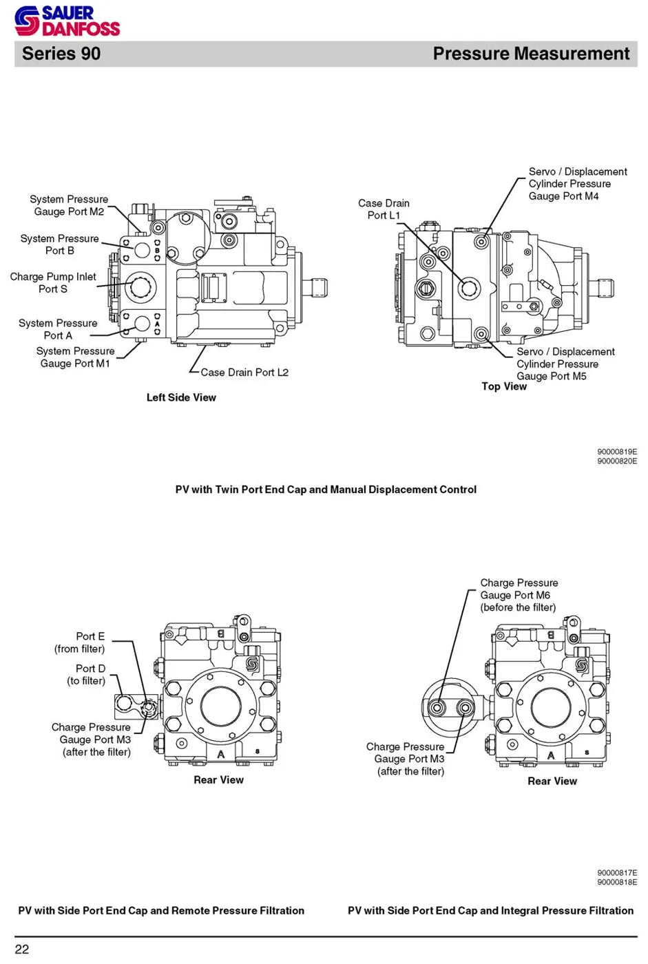 Esquema e figura de componente — BOMAG BW 216, 219 e 225 D-3/PD-3