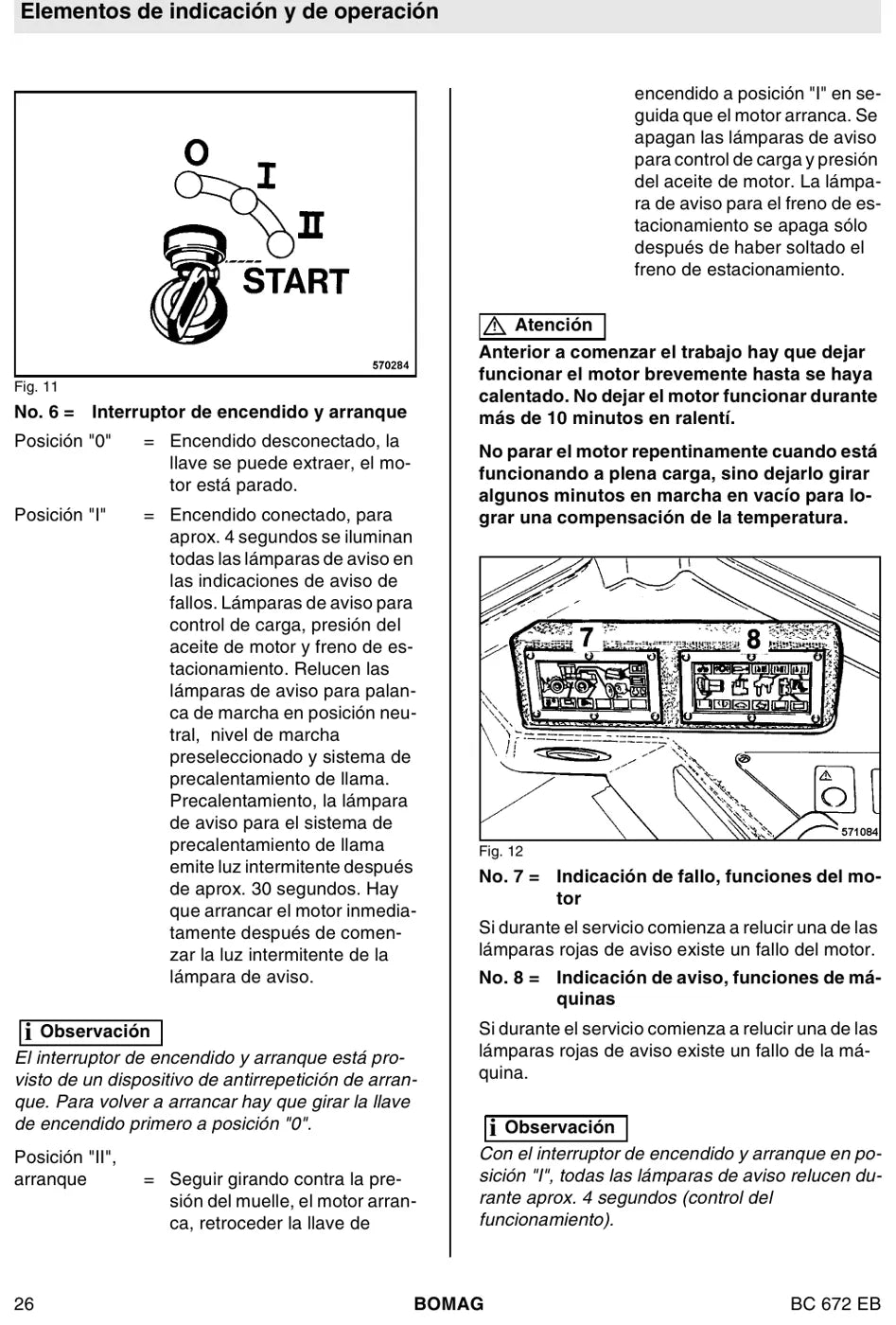 Detalhe técnico com figuras e referências — BOMAG BC 672 EB e BC 772 EB