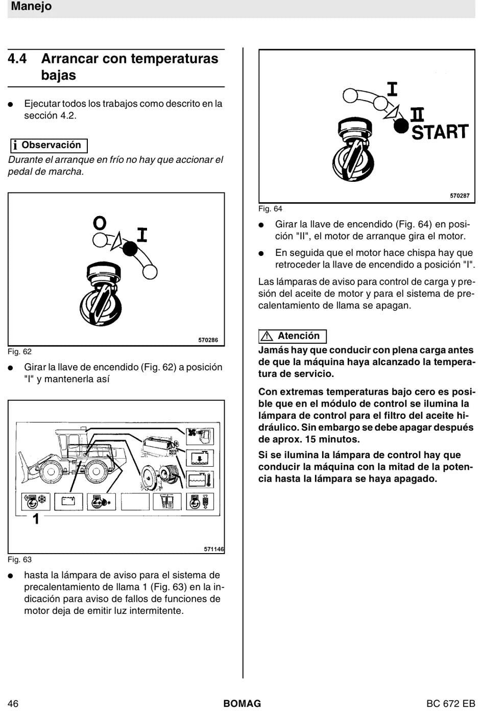 Esquema e figura de componente — BOMAG BC 672 EB e BC 772 EB