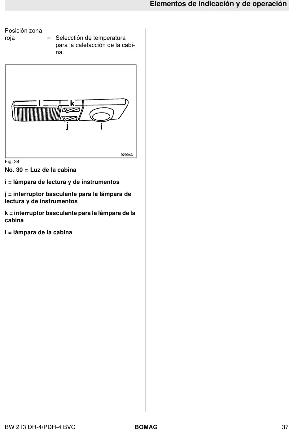Página ilustrada do Instruções de Serviço e Manutenção BOMAG BW 213 DH-4 BVC