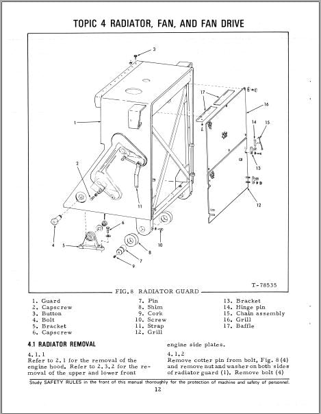 Manual de Serviço Fiat 41B Engine Related Components