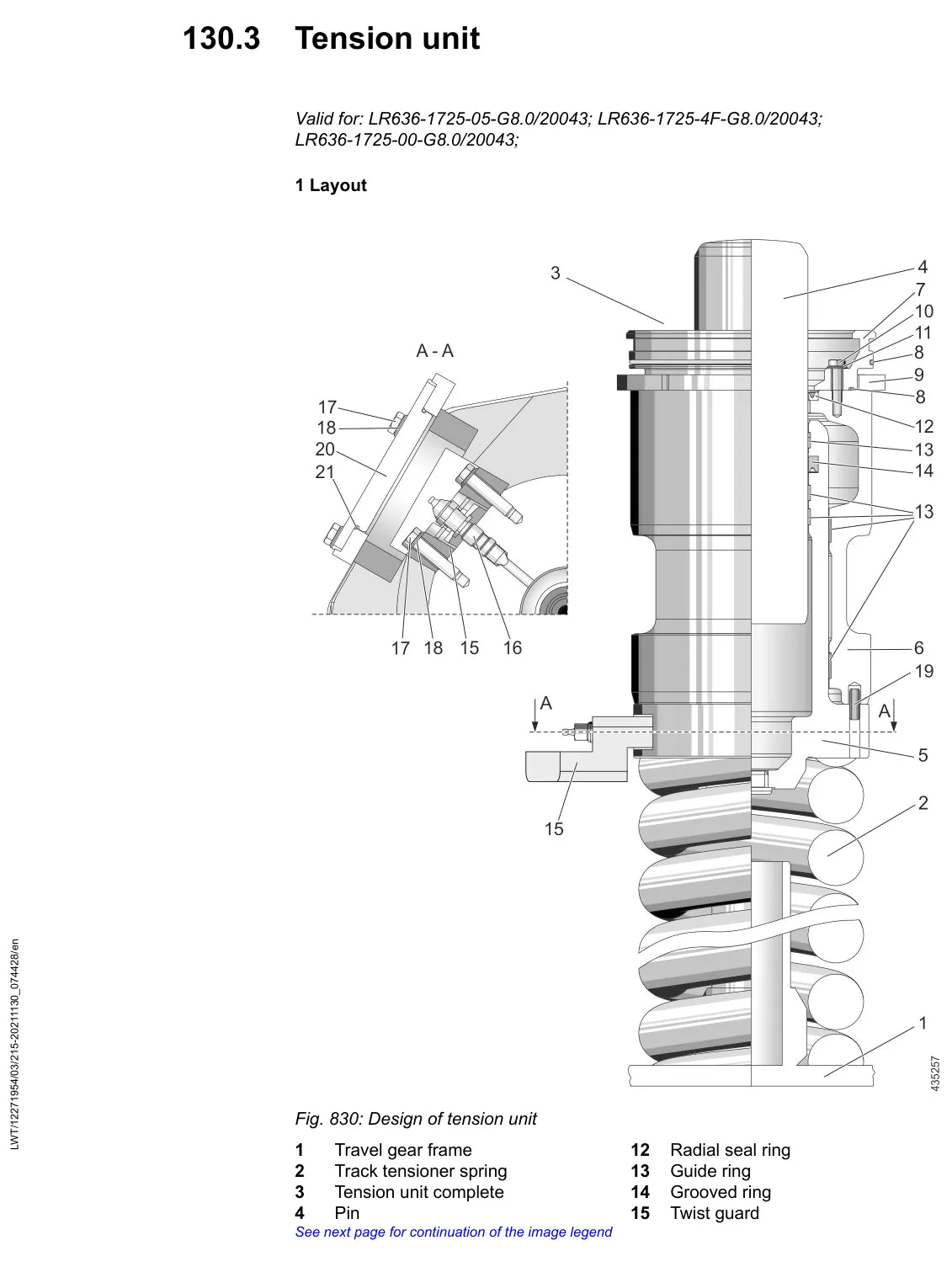 Manual de Serviço Liebherr LR 636 1725 — figura técnica 4