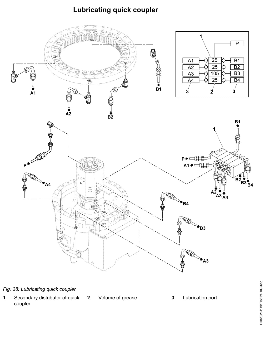Manual de Serviço Liebherr MH 40B — figura técnica 3