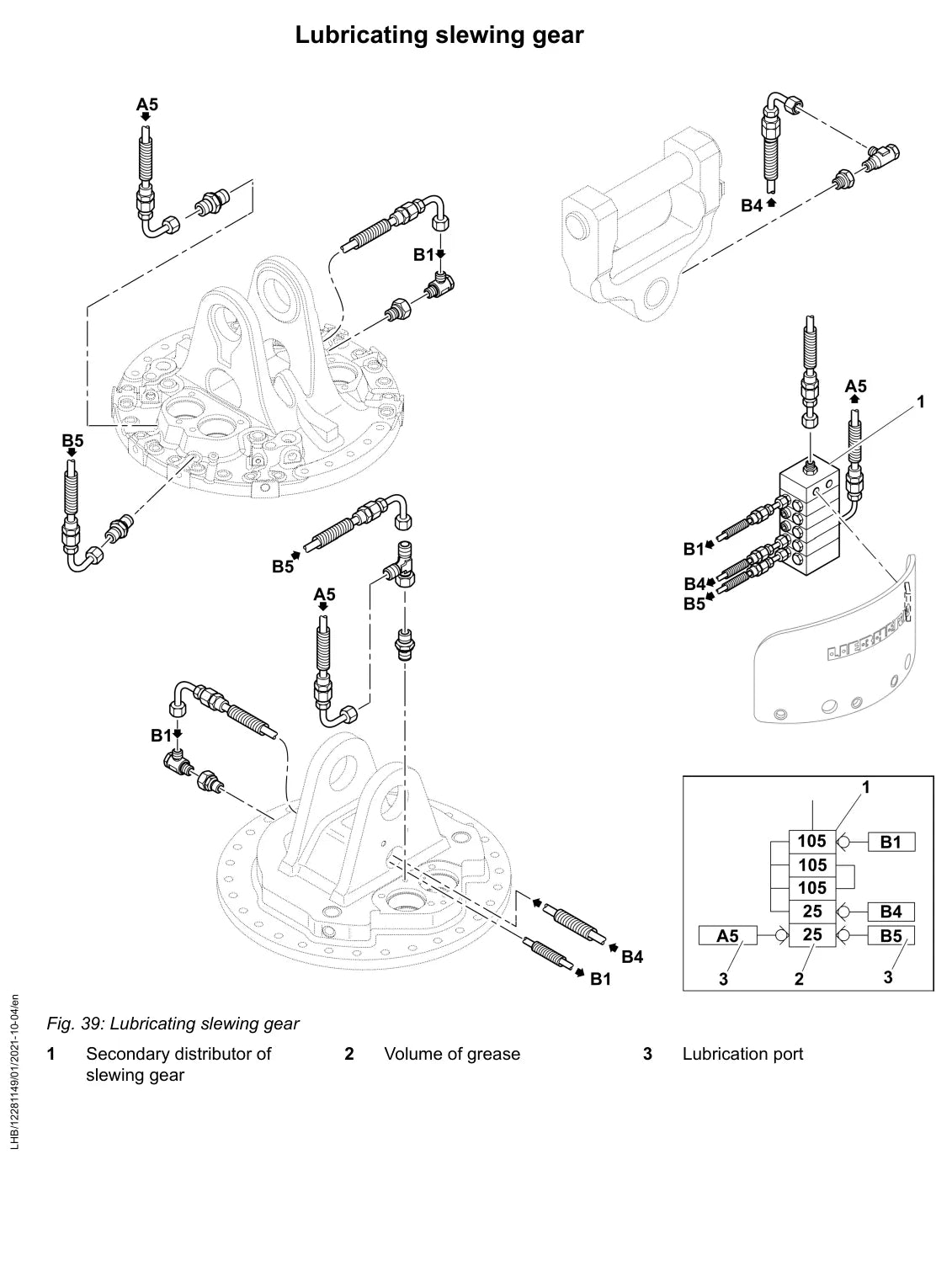 Manual de Serviço Liebherr MH 40B — figura técnica 4
