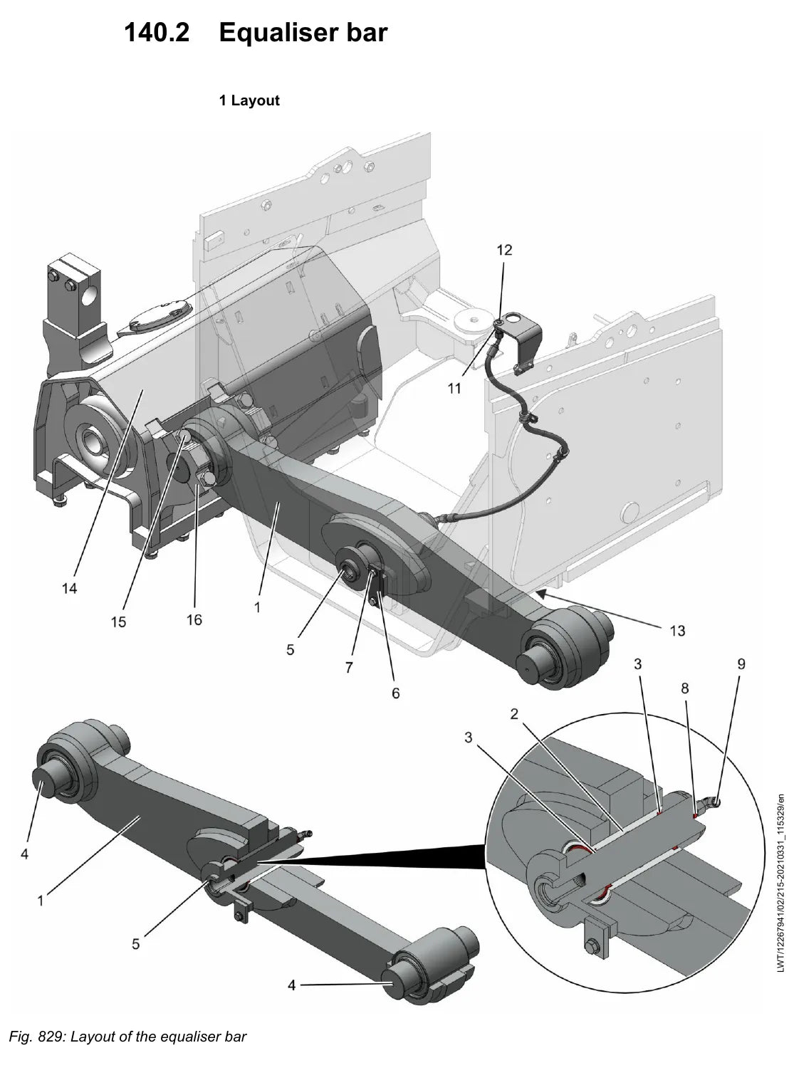 Manual de Serviço Liebherr PR 736 1736 — figura técnica 4