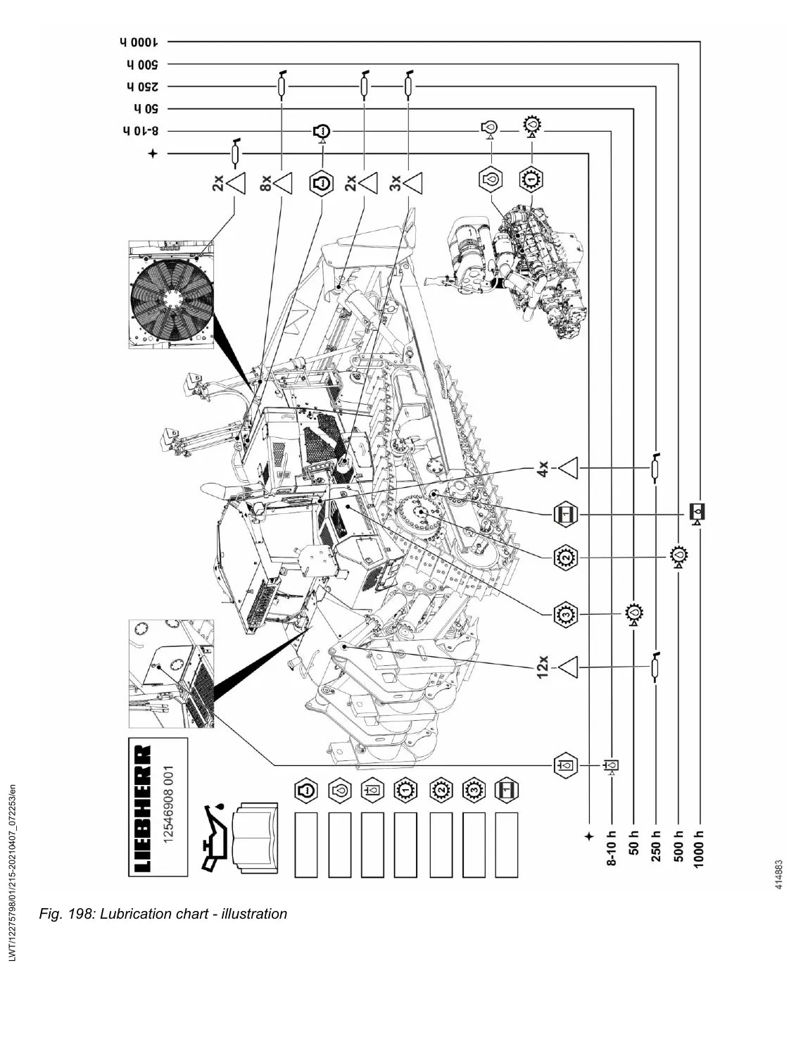 Manual de Serviço Liebherr PR 766 1681 — figura técnica 1