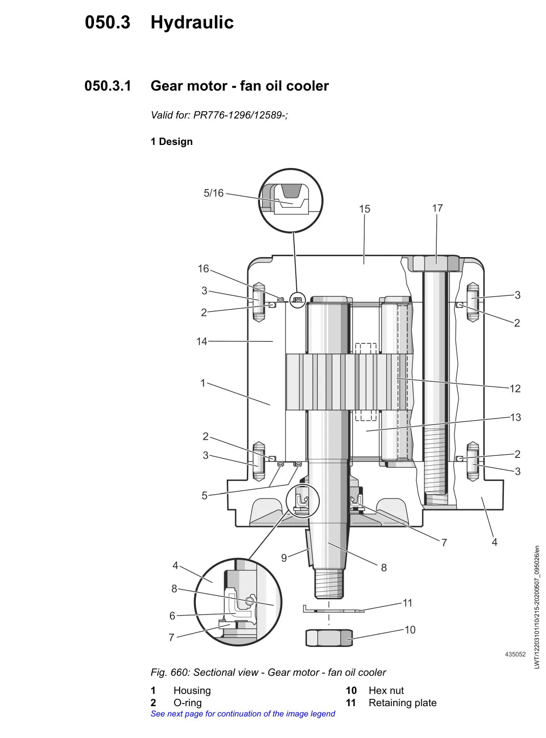 Manual de Serviço Liebherr PR 776 1296 — figura técnica 2