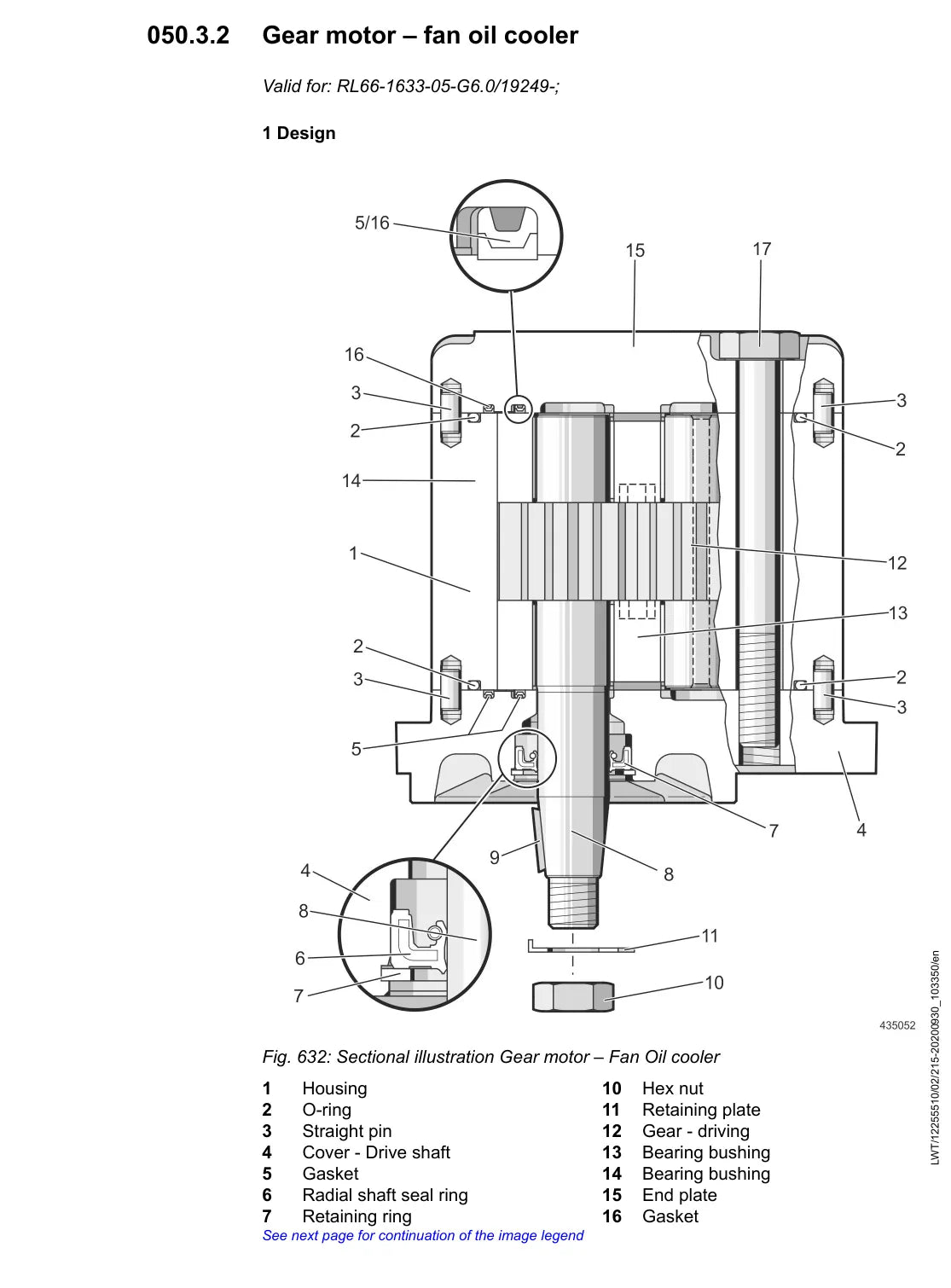 Manual de Serviço Liebherr RL 66 1633 — figura técnica 2