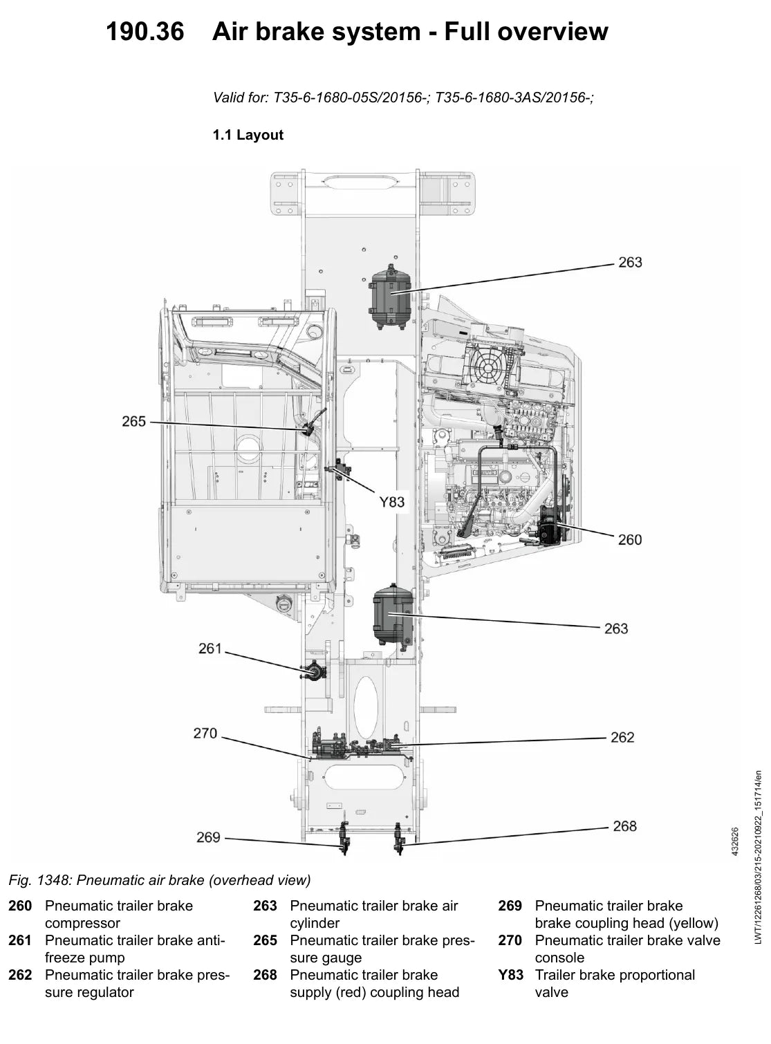 Manual de Serviço Liebherr T 35-6 1680 — figura técnica 4