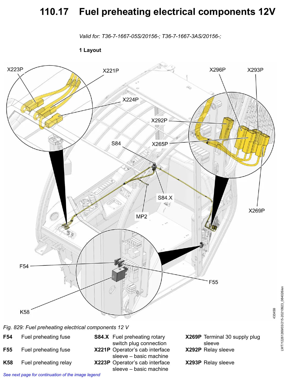 Manual de Serviço Liebherr T 36-7 1667 — figura técnica 3