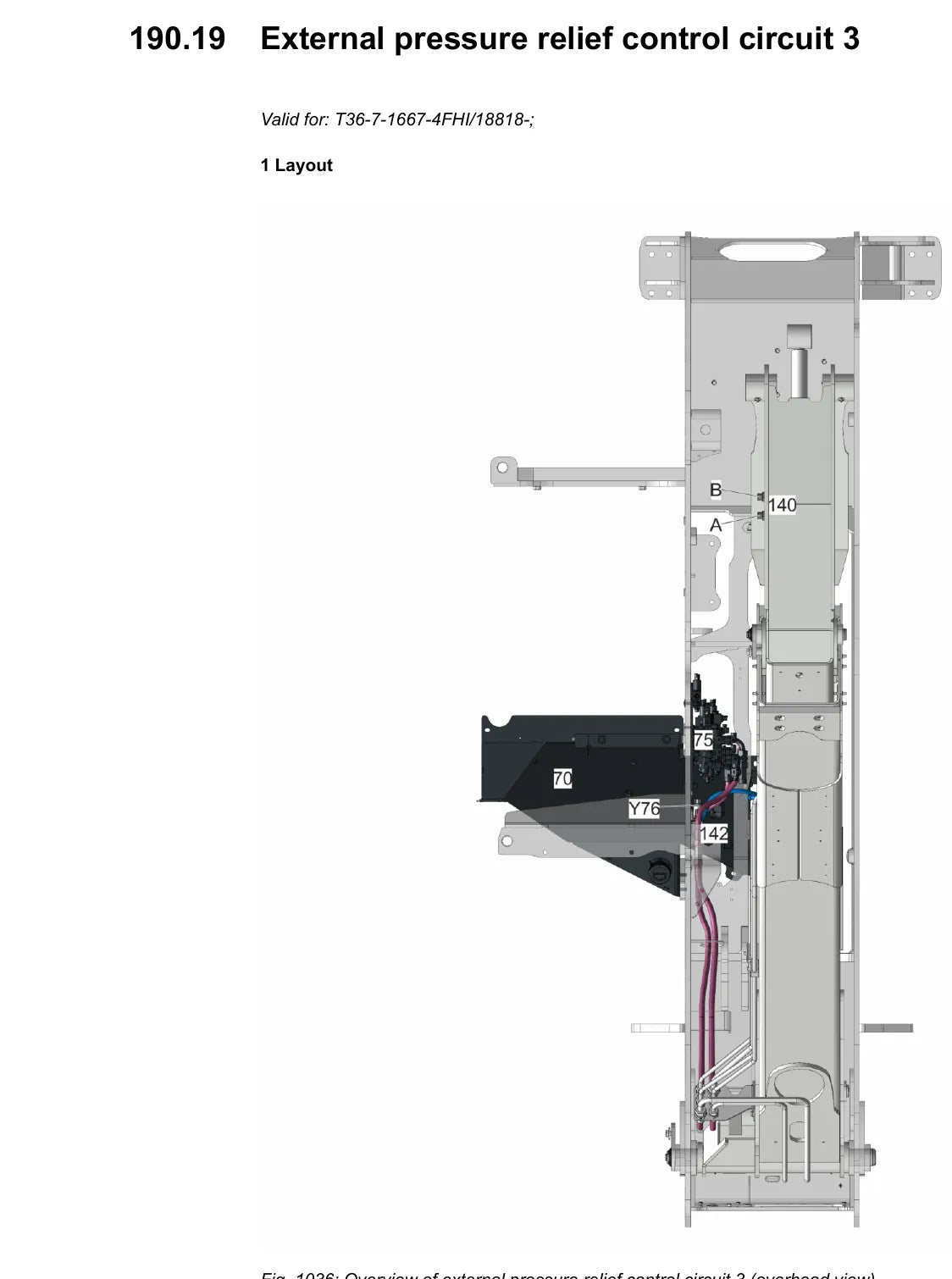 Manual de Serviço Liebherr T 36-7 1667 — figura técnica 3