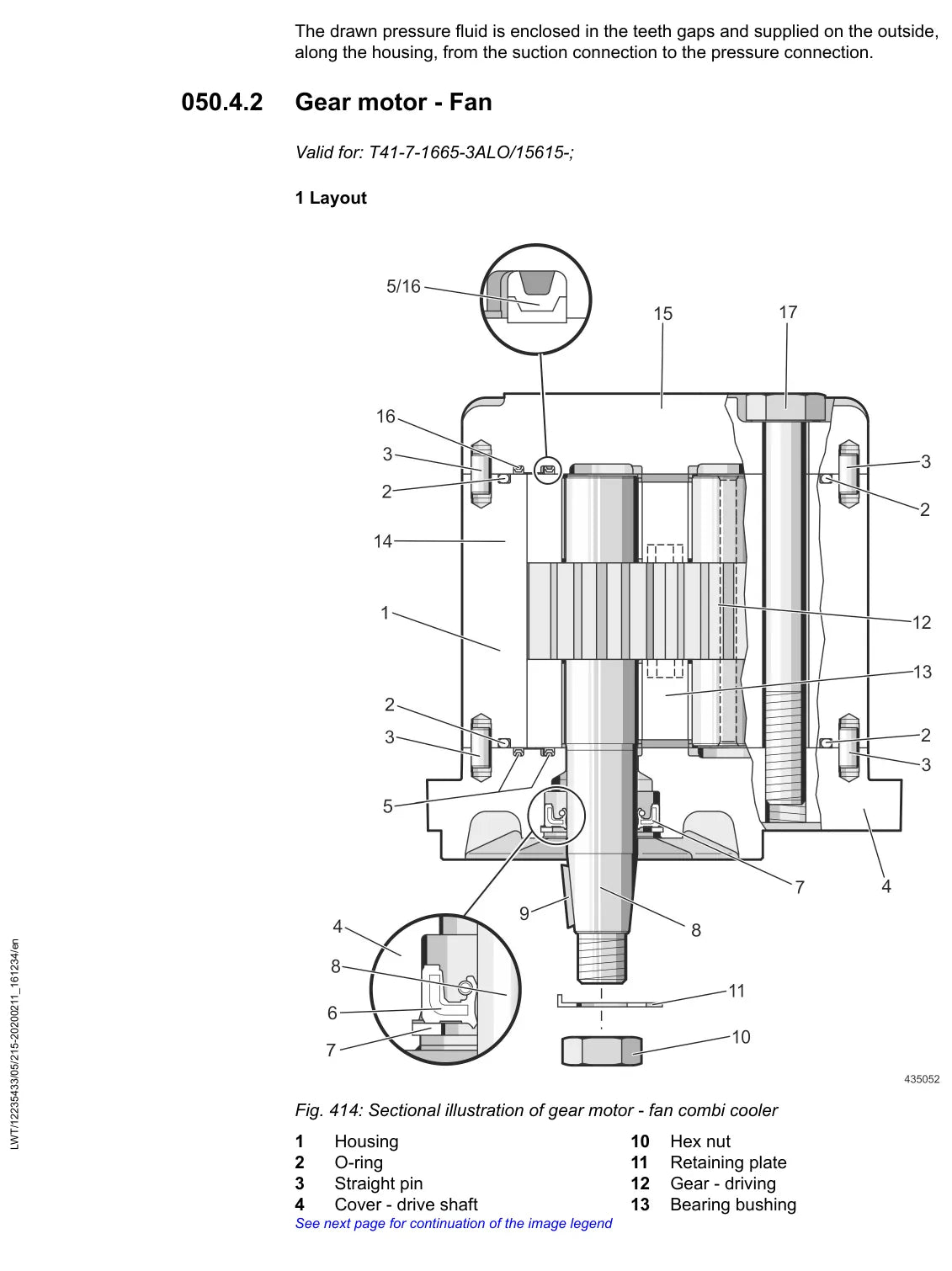Manual de Serviço Liebherr T 41-7 1665 — figura técnica 2