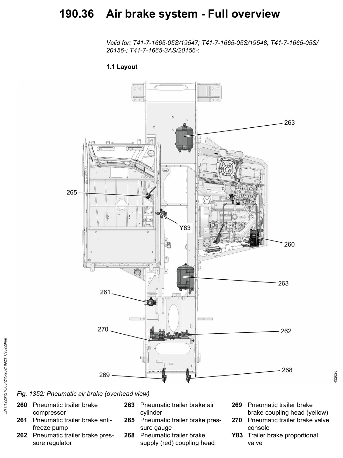 Manual de Serviço Liebherr T 41-7 1665 — figura técnica 4