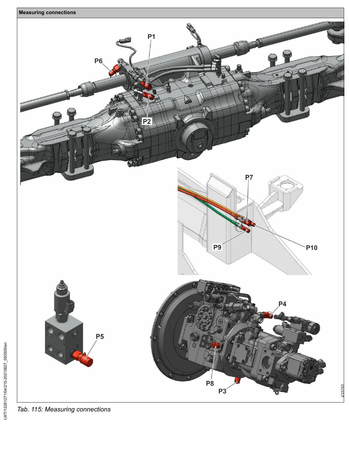 Manual de Serviço Liebherr T 46-7 1706 — figura técnica 1