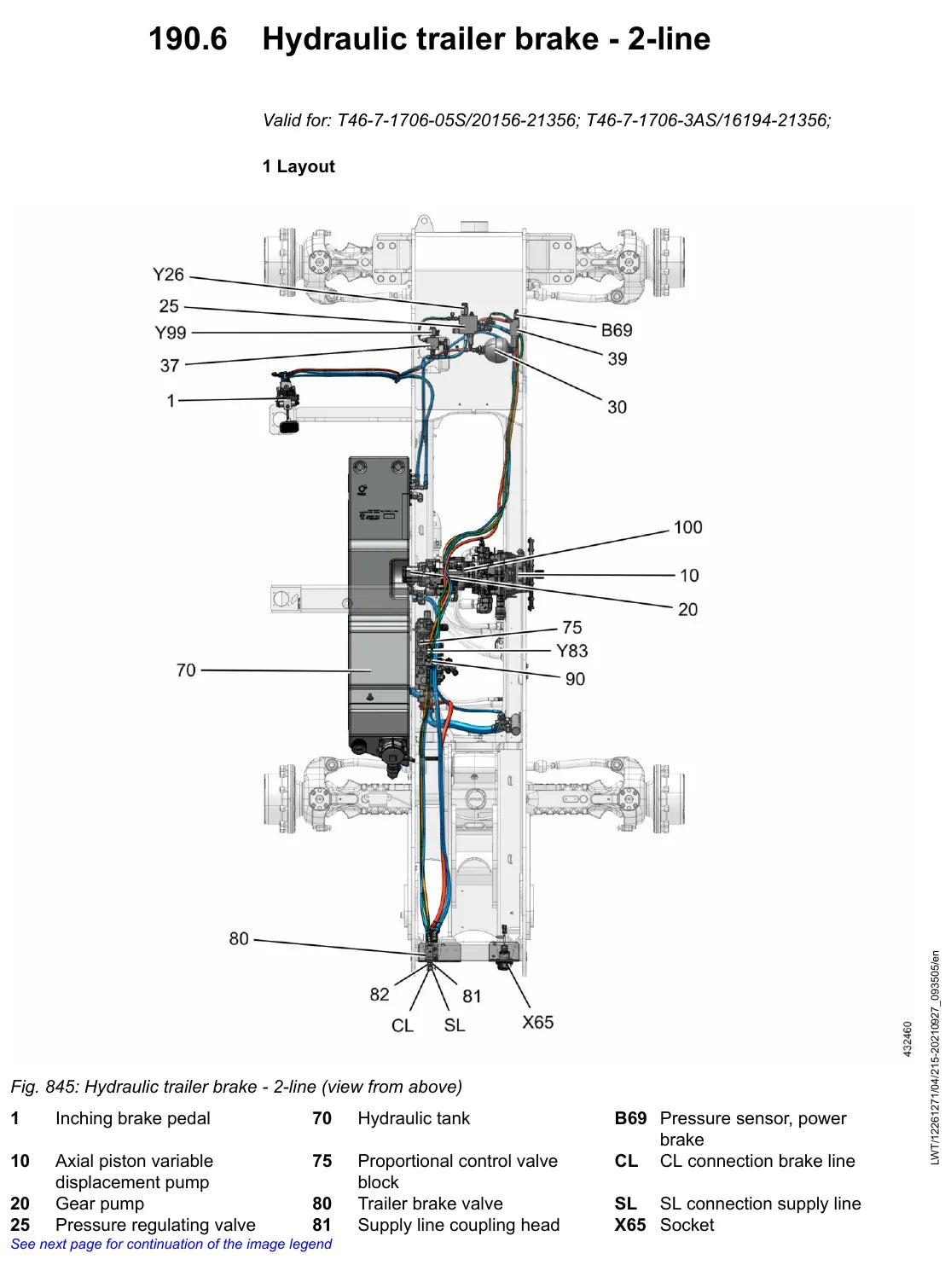 Manual de Serviço Liebherr T 46-7 1706 — figura técnica 3