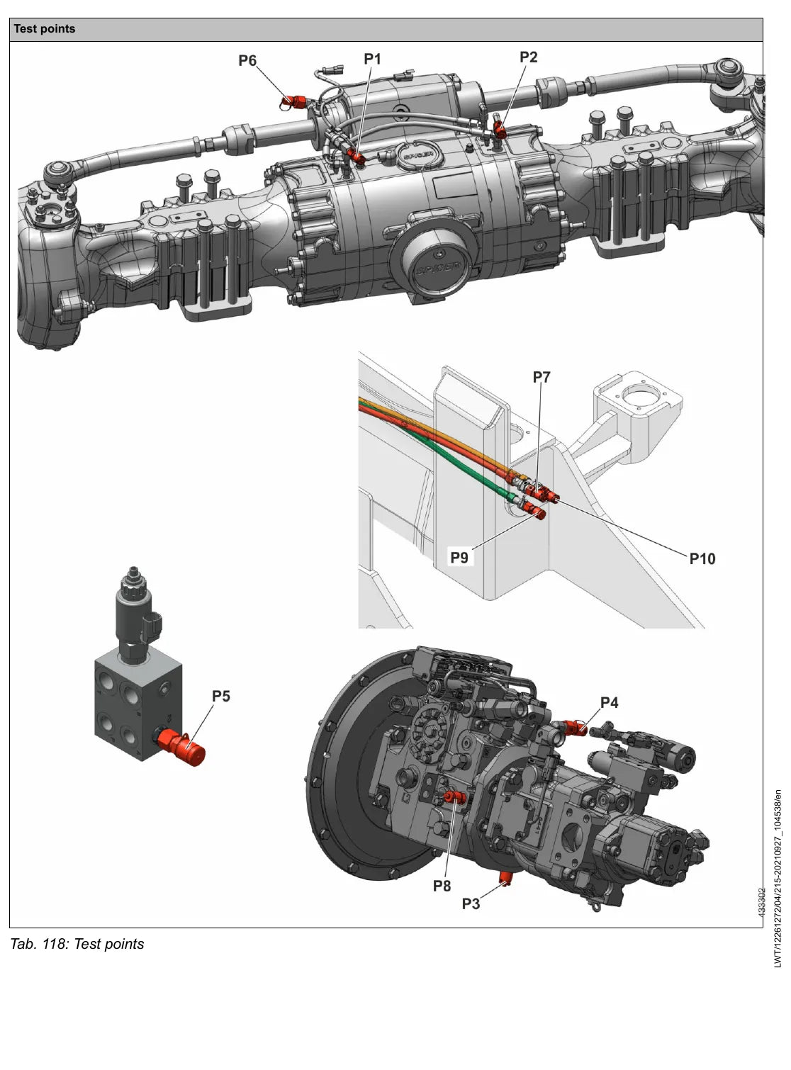 Manual de Serviço Liebherr T 55-7 1708 — figura técnica 1