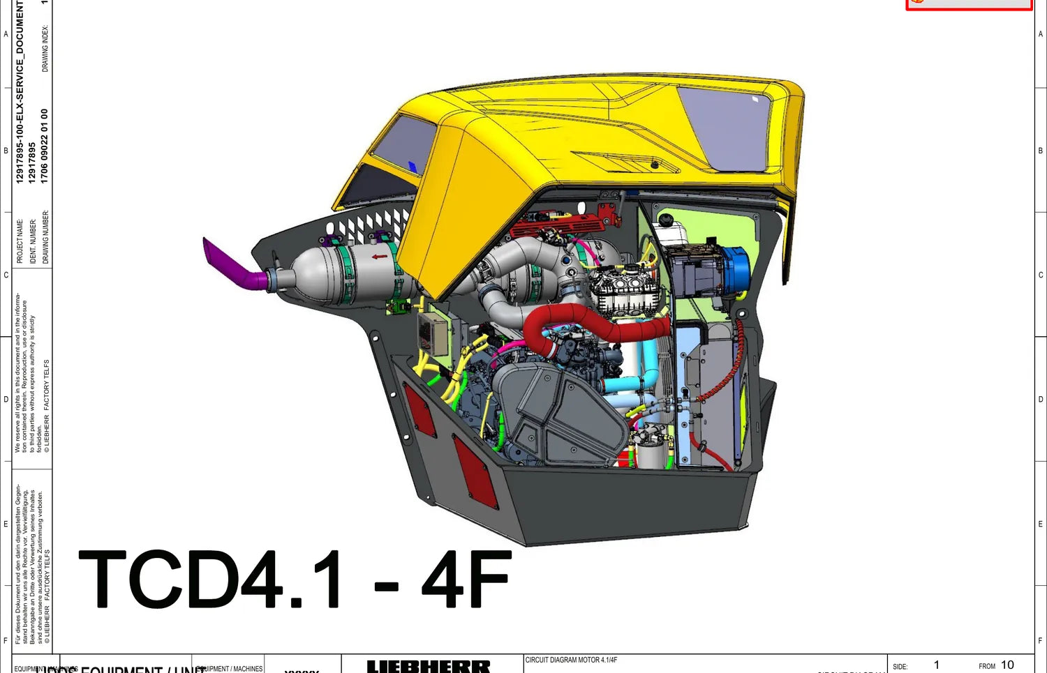 Manual de Serviço Liebherr T 60-9 1709 — figura técnica 2