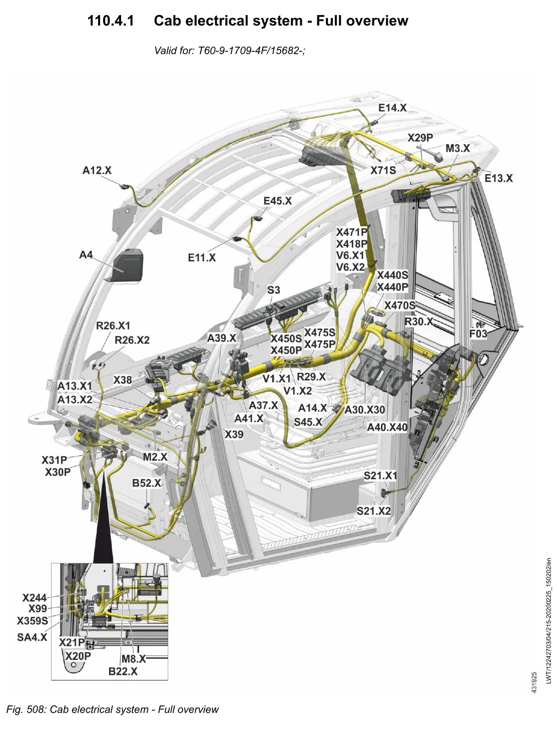 Manual de Serviço Liebherr T 60-9 1709 — figura técnica 3