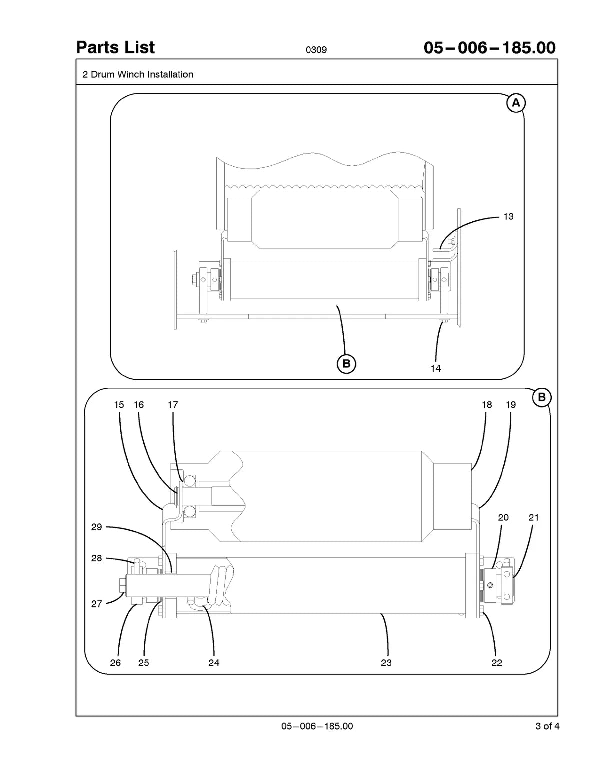 Link Belt HTC86100 — equipamento, vista explodida 1