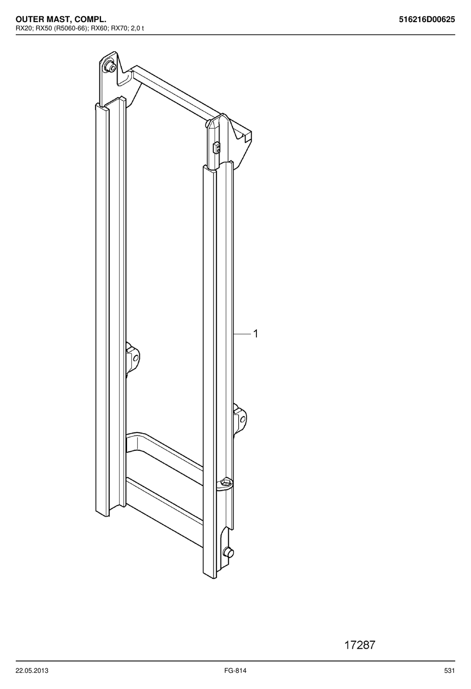 CATALOGO DE PEÇAS EMPILHADEIRA - RX20-14, 20-15, 20-16, 20-18, 20-20 STILL — diagrama de peças 3
