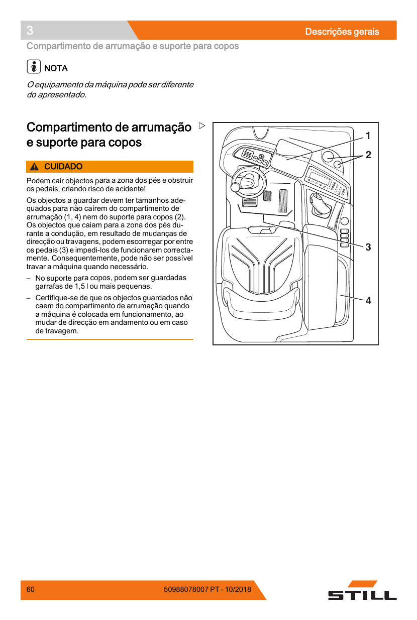MANUAL DE INSTRUÇÕES - STILL FM-X-10 — diagrama de peças 1