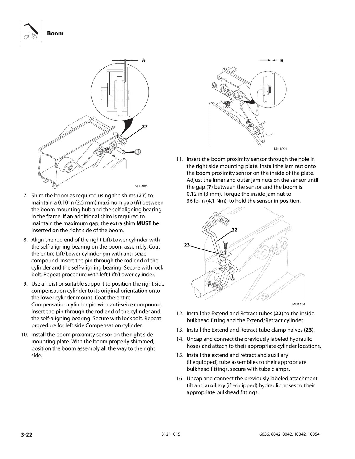 Jlg Manipulador Telescópico Skytrak 6036, 6042, 8042,10042 e 10054 — manipulador, figura técnica 2