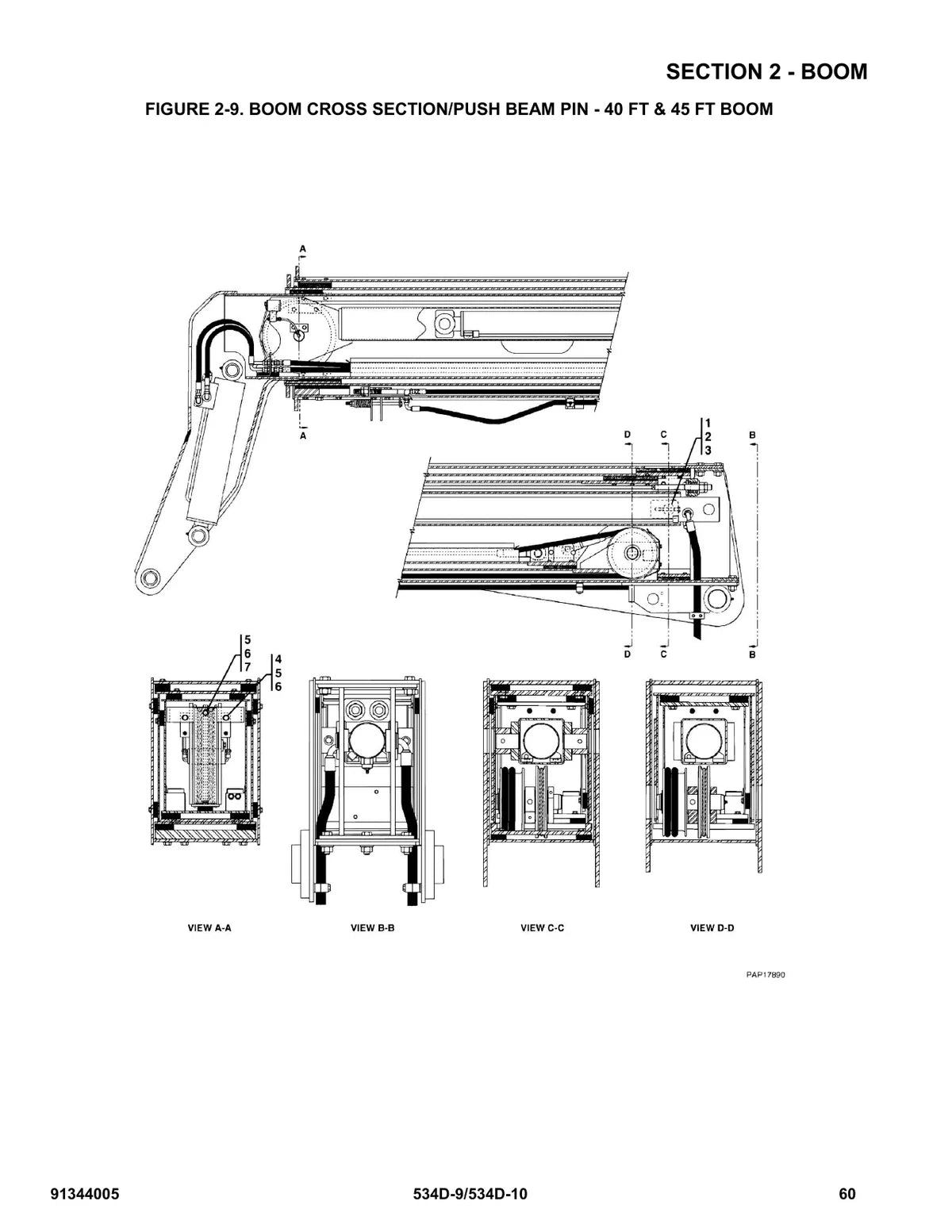 Jlg Manipuladores Telescópicos 534D 6 534D 6 Turbo — manipulador, vista explodida 1