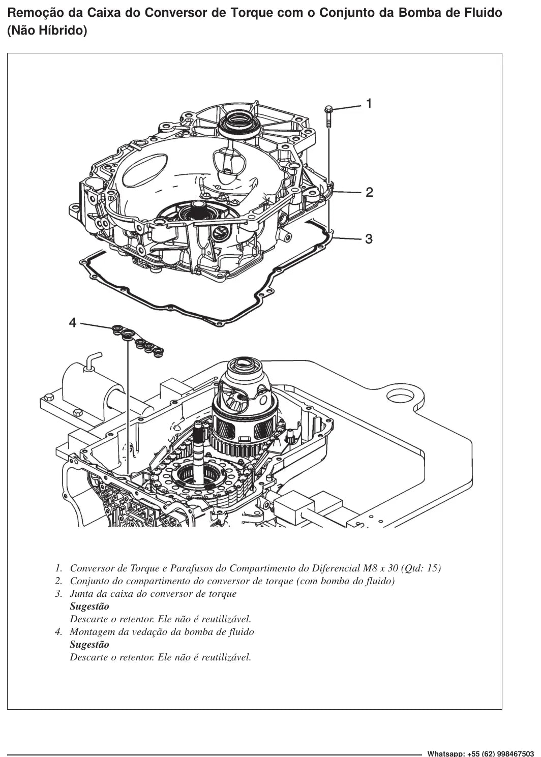 Manual de Reparação Câmbio Automático GM 6T30 6T40 6T45 6T50 — página interna 2 do PDF (Manual de Reparação)