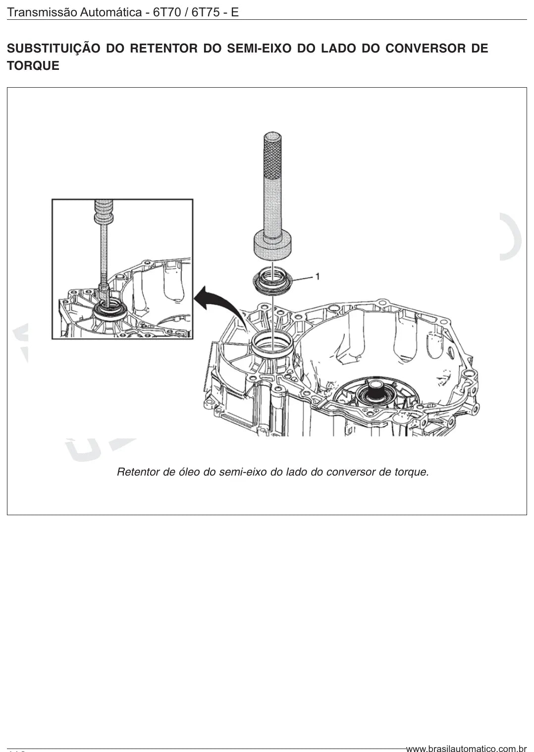 Manual de Reparação Câmbio Automático GM 6T70 6T75 Captiva — página interna 2 do PDF (Manual de Reparação)